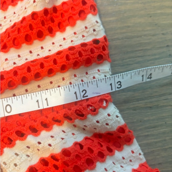 Elle Red and White Striped A-Line Dress Women’s size 2 - Picture 5 of 8